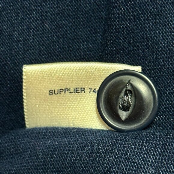 St Johns Bay Mens Legacy Henley Shirt XXL Navy & Gray Long Sleeve Excellent - Picture 7 of 7